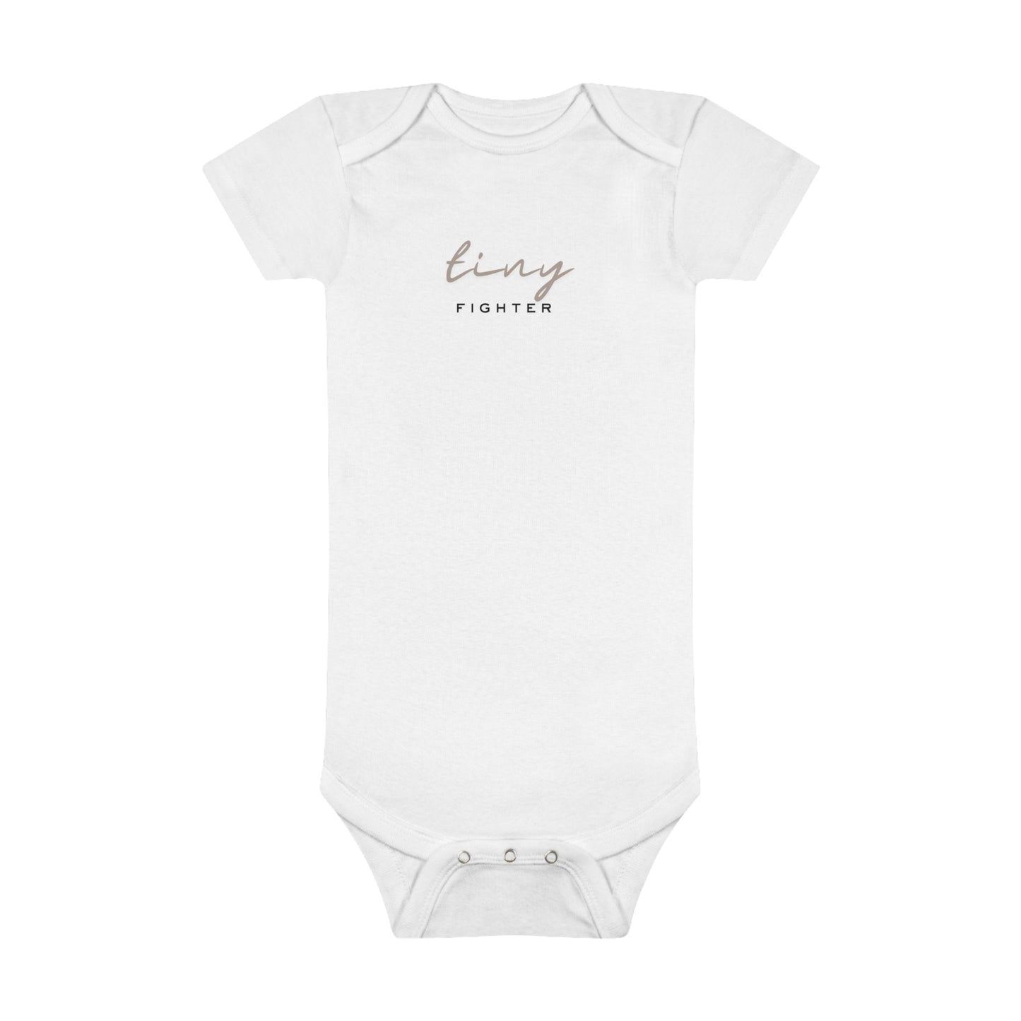 Tiny Fighter Onesie® Organic Baby Bodysuit