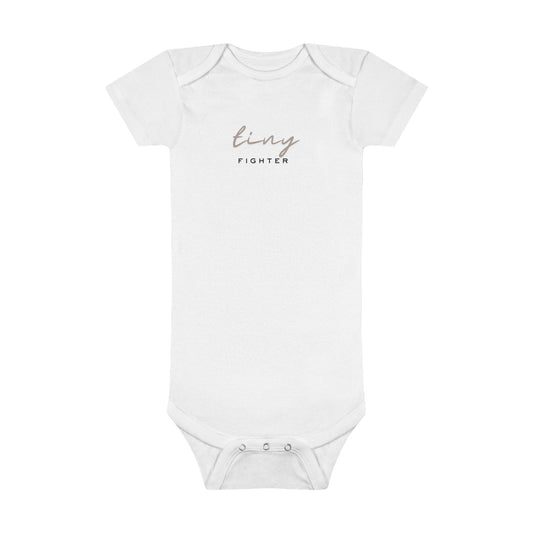 Tiny Fighter Onesie® Organic Baby Bodysuit