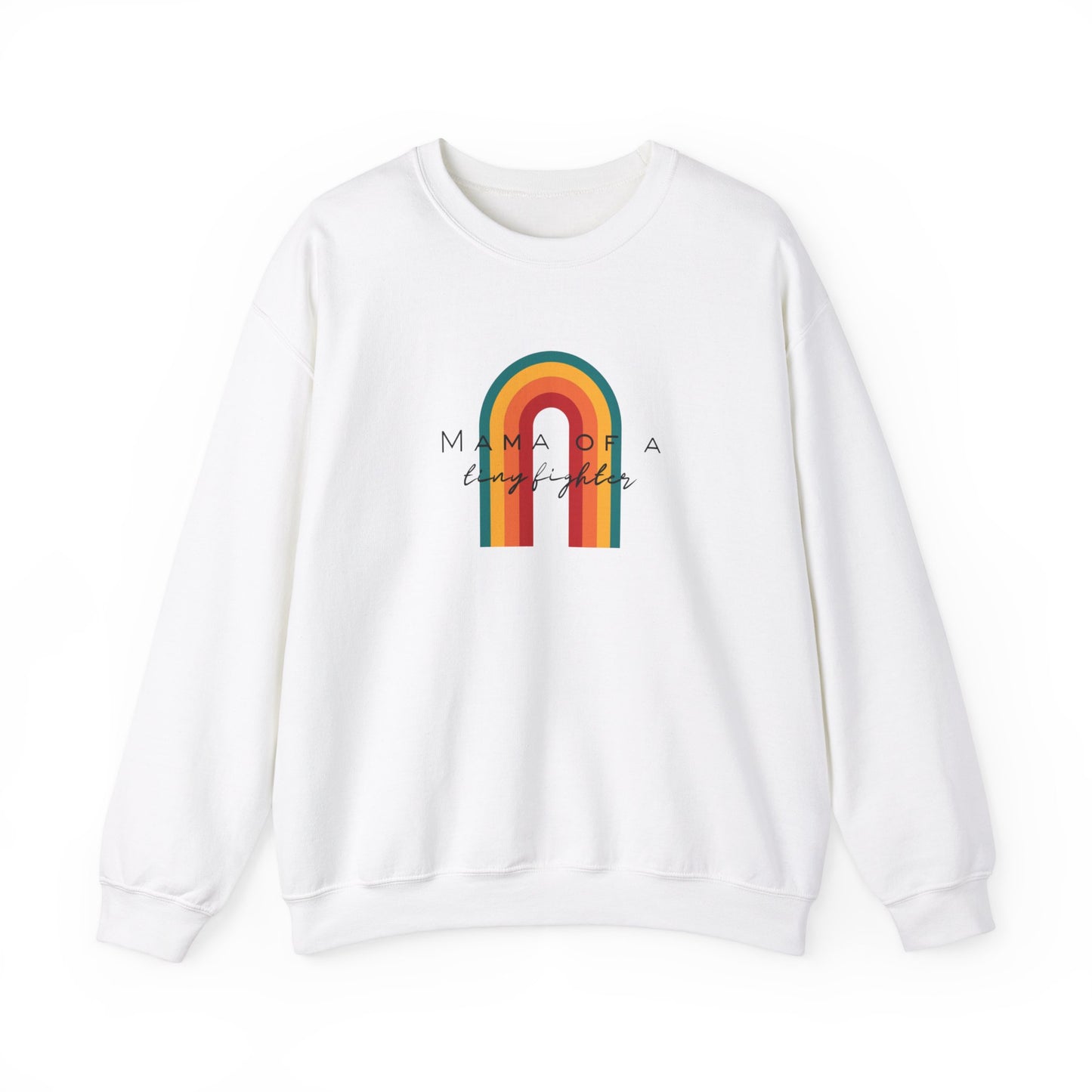 Mama of tiny Fighter Crewneck Sweatshirt