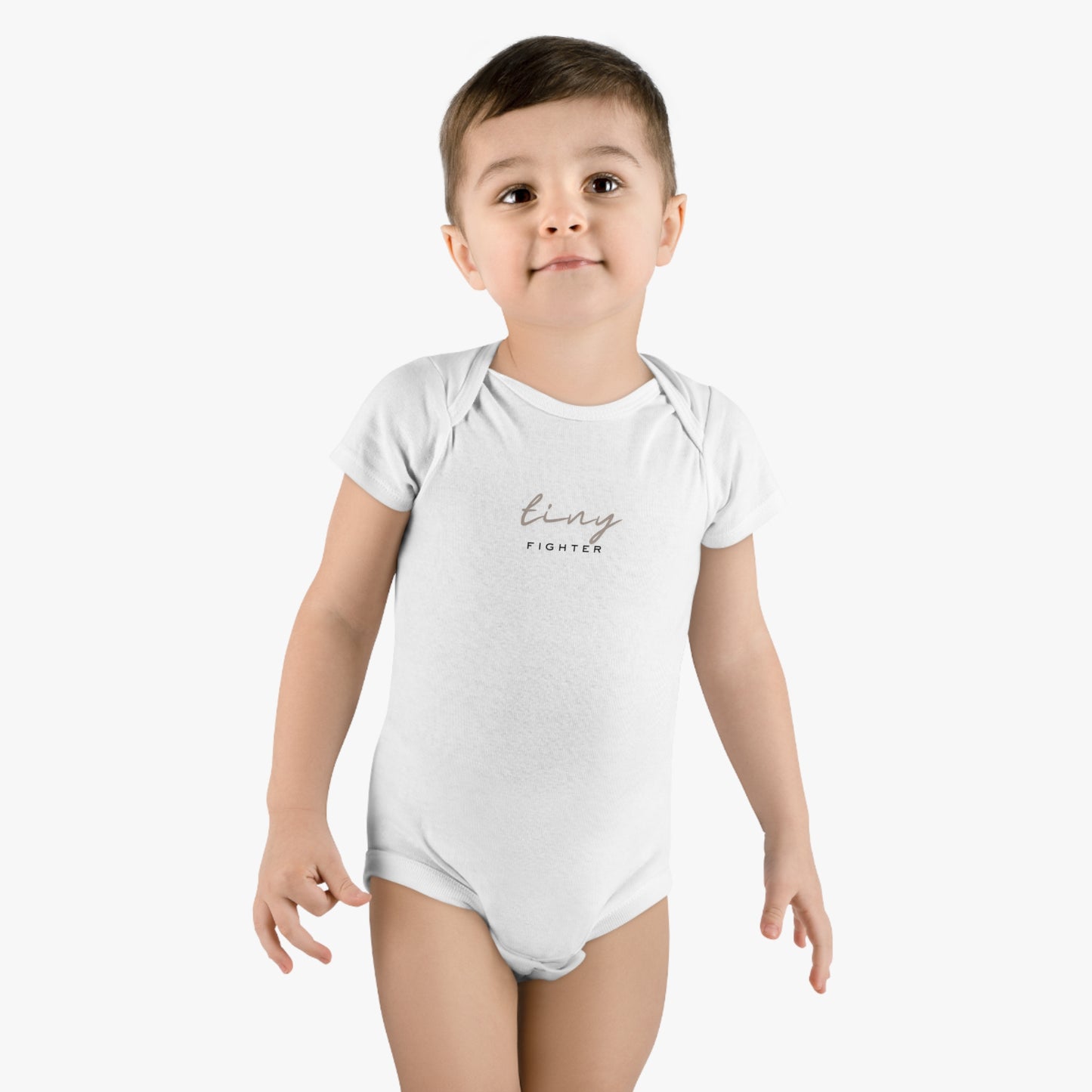 Tiny Fighter Onesie® Organic Baby Bodysuit