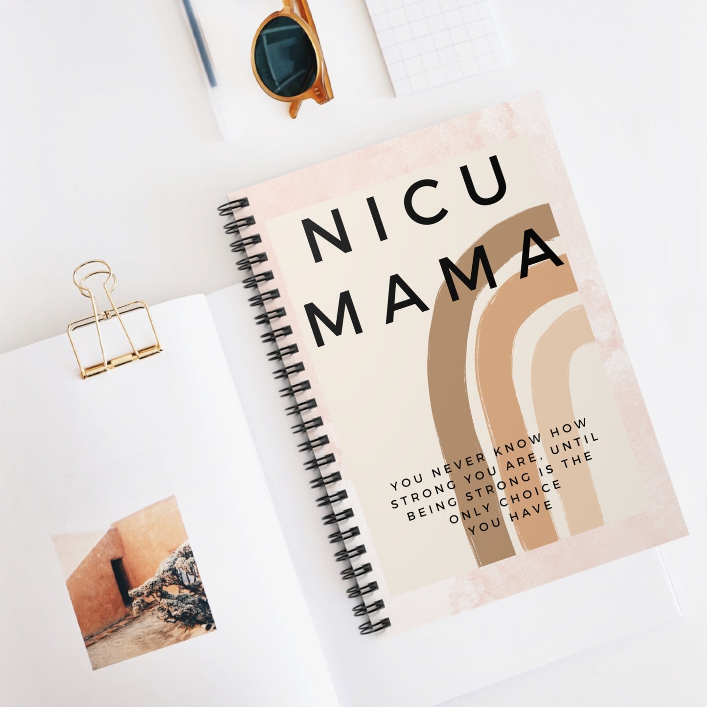 NICU Mama Spiral Notebook - Ruled Line