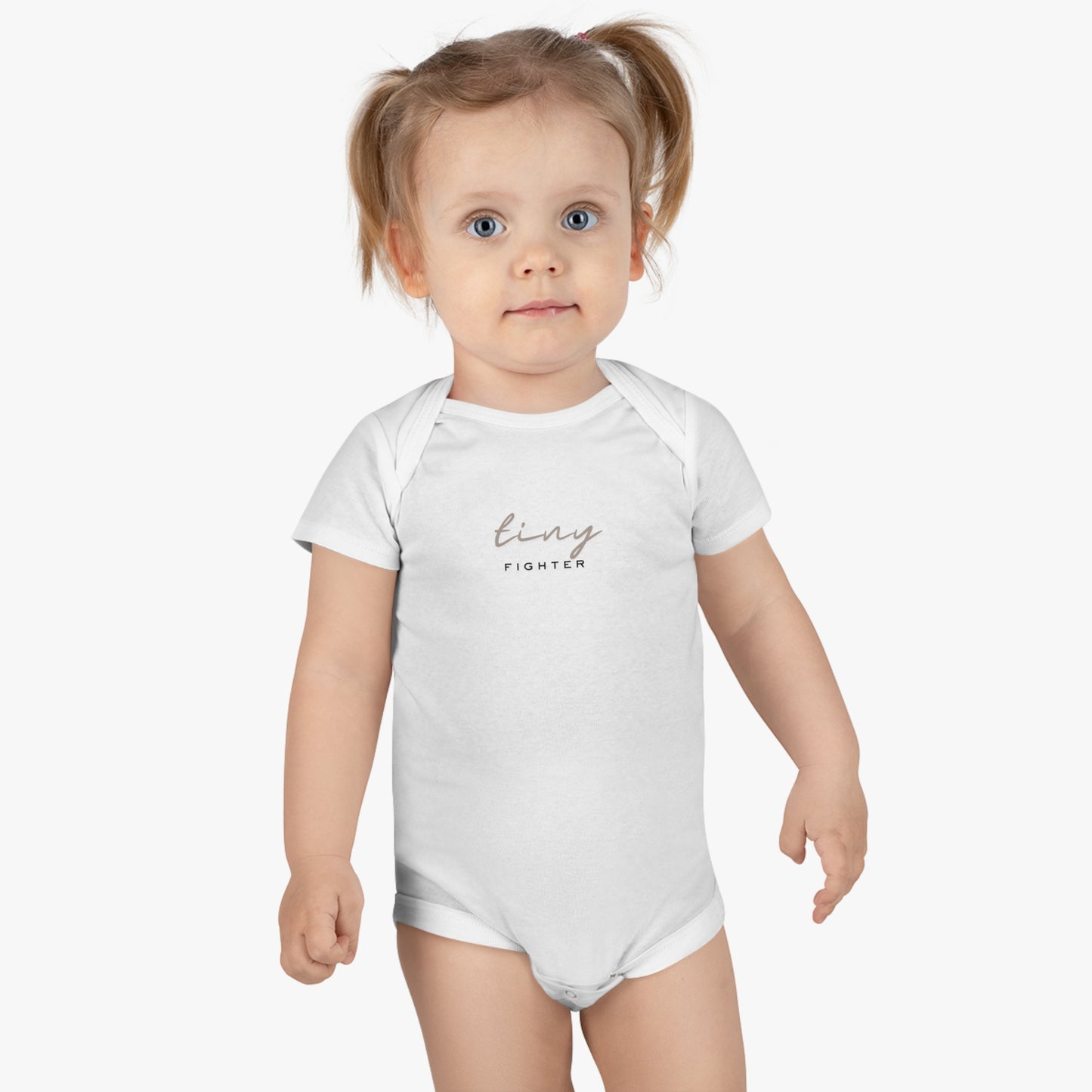 Tiny Fighter Onesie® Organic Baby Bodysuit