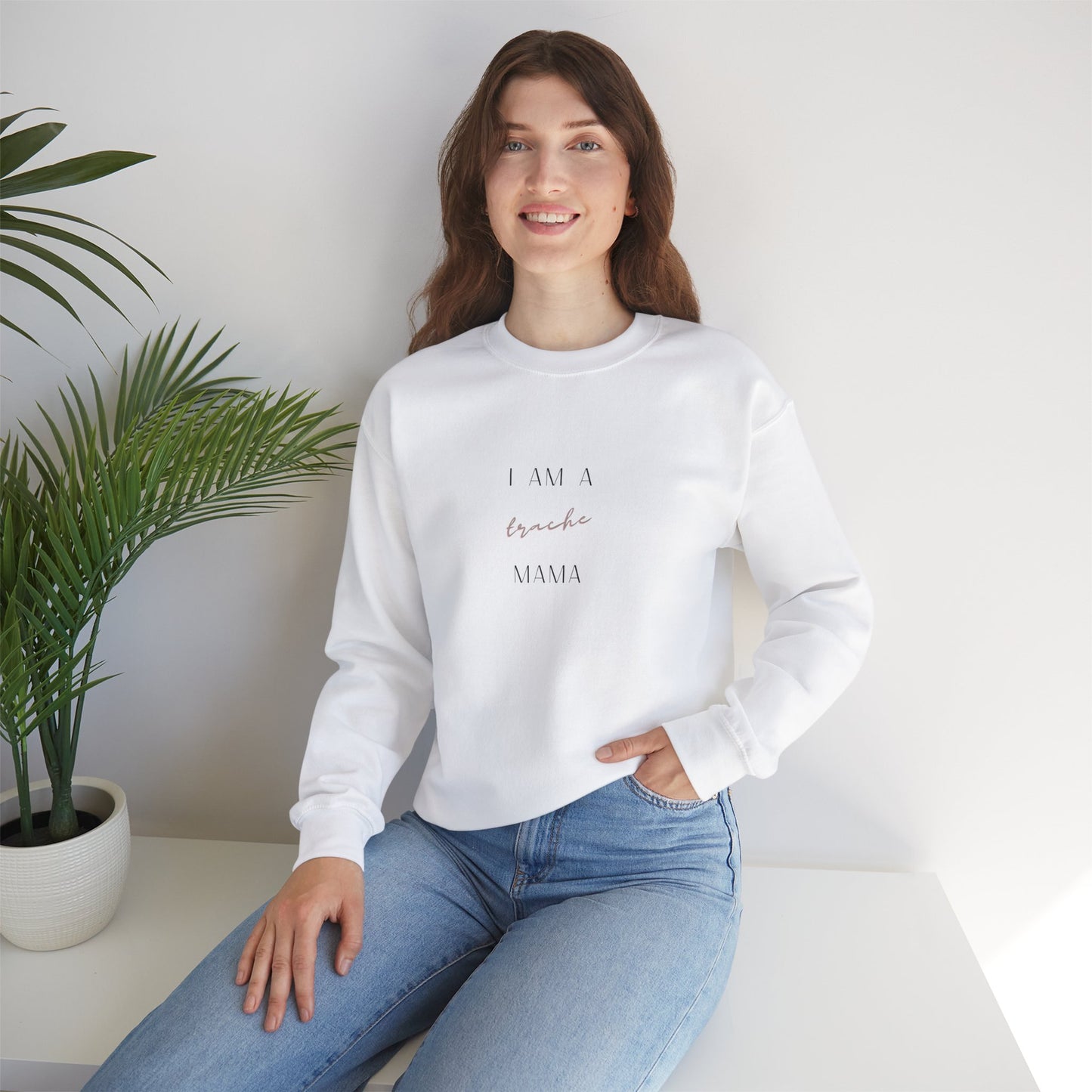 Trache Mama Crewneck Sweatshirt